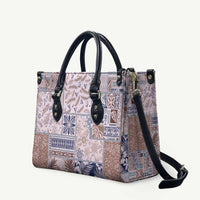 Aloha Hawaii Pastel Christmas Patchwork Leather Bag Rustic Style - Polynesian Pride