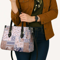Aloha Hawaii Pastel Christmas Patchwork Leather Bag Rustic Style - Polynesian Pride