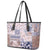 Aloha Hawaii Pastel Christmas Patchwork Leather Tote Bag Rustic Style - Polynesian Pride