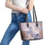 Aloha Hawaii Pastel Christmas Patchwork Leather Tote Bag Rustic Style - Polynesian Pride