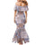 Aloha Hawaii Pastel Christmas Patchwork Mermaid Dress Rustic Style - Polynesian Pride