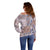 Aloha Hawaii Pastel Christmas Patchwork Off Shoulder Sweater Rustic Style - Polynesian Pride