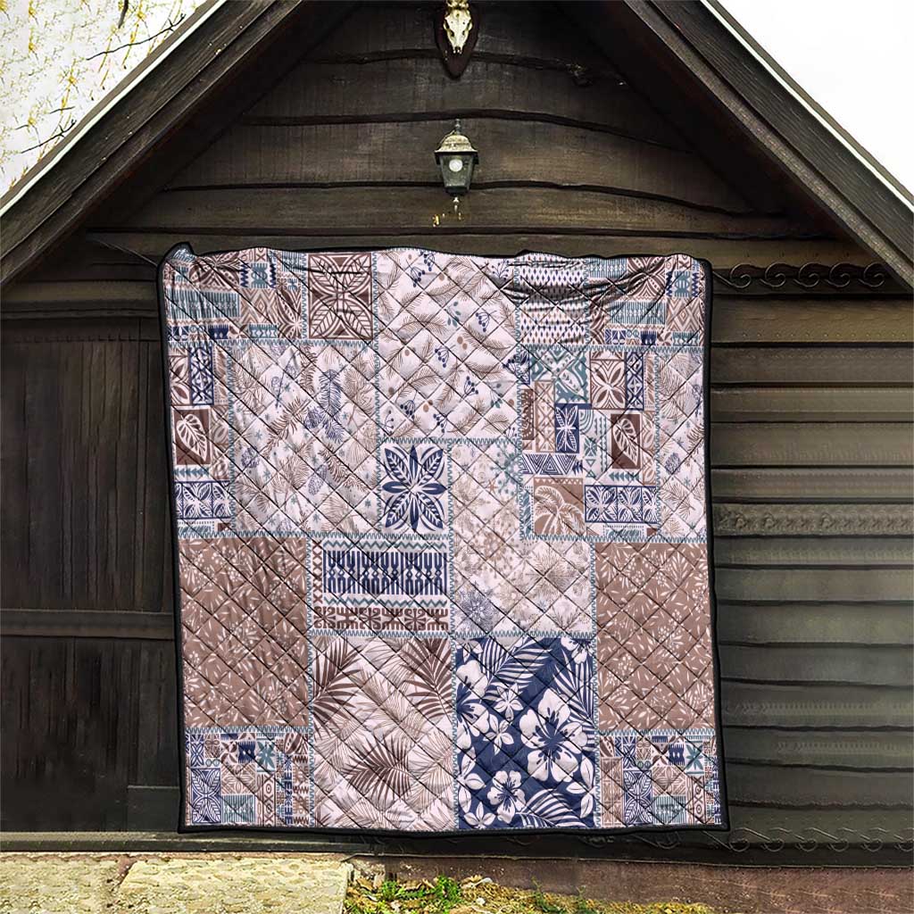 Aloha Hawaii Pastel Christmas Patchwork Quilt Rustic Style - Polynesian Pride