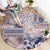 Aloha Hawaii Pastel Christmas Patchwork Round Carpet Rustic Style - Polynesian Pride