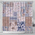 Aloha Hawaii Pastel Christmas Patchwork Shower Curtain Rustic Style - Polynesian Pride