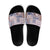 Aloha Hawaii Pastel Christmas Patchwork Slide Sandals Rustic Style - Polynesian Pride