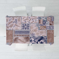 Aloha Hawaii Pastel Christmas Patchwork Tablecloth Rustic Style - Polynesian Pride