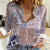 Aloha Hawaii Pastel Christmas Patchwork Women Casual Shirt Rustic Style - Polynesian Pride