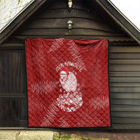 New Zealand Christmas Quilt Silver Fern Mix Kiwi Bird Ver01 LT7 - Polynesian Pride