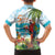 Aloha Hawaii Christmas Family Matching Puletasi and Hawaiian Shirt It's 5 o'clock Somewhere
