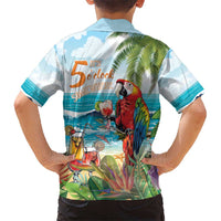 Aloha Hawaii Christmas Kid Hawaiian Shirt It's 5 o'clock Somewhere