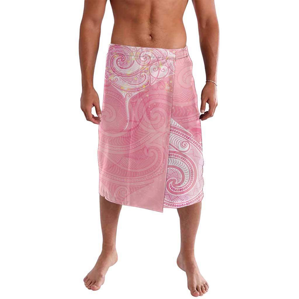 Breast Cancer Awareness Maori Aotearoa Lavalava Manta Ray - Pink Glaze - Polynesian Pride