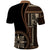 Samoa Siapo Motif Polo Shirt Classic Style - Black Ver02 LT7 - Polynesian Pride