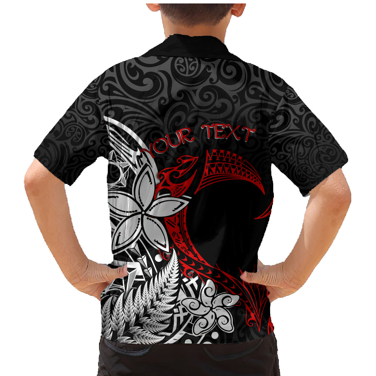 Valentine New Zealand Family Matching Mermaid Dress and Hawaiian Shirt Aotearoa Couple Maori Aroha Ki a Koe LT7 - Polynesian Pride