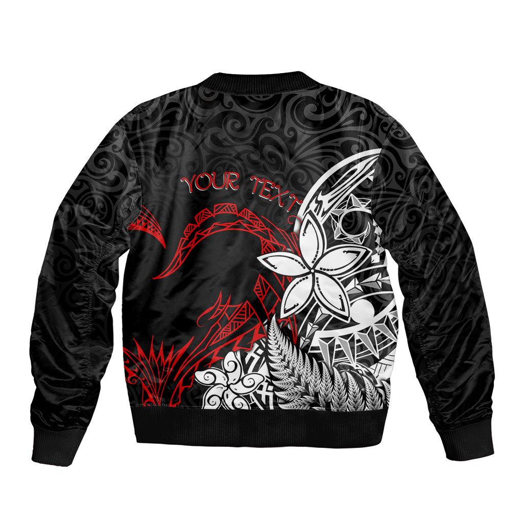 New Zealand Aotearoa Valentine Bomber Jacket Couple Maori Aroha Ki a Koe Ver.02 LT7 - Polynesian Pride