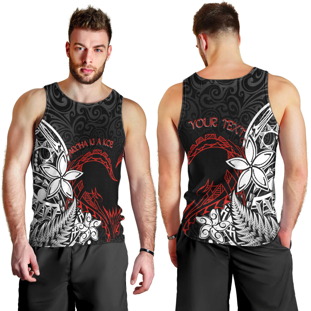 New Zealand Aotearoa Valentine Men Tank Top Couple Maori Aroha Ki a Koe Ver.02 LT7 - Polynesian Pride