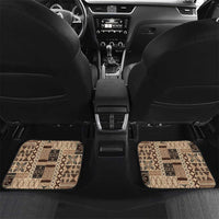 Pasifika Women's Day - Samoa Siapo Malu Tattoo Inspired Car Mats Beige