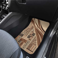 Pasifika Women's Day - Samoa Siapo Malu Tattoo Inspired Car Mats Beige