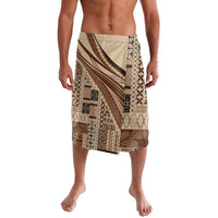Pasifika Women's Day - Samoa Siapo Malu Tattoo Inspired Lavalava Beige LT7 Beige - Polynesian Pride