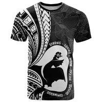 Mother's Day T Shirt Polynesia Vintage Hibiscus - Black