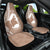 Mother's Day Car Seat Cover Polynesia Vintage Hibiscus - Brown