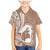 Mother's Day Family Matching Mermaid Dress and Hawaiian Shirt Polynesia Vintage Hibiscus - Brown