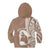 Mother's Day Kid Hoodie Polynesia Vintage Hibiscus - Brown