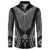 2025 Rugby Championship New Zealand Custom Button Sweatshirt Poutama Motifs - Polynesian Pride