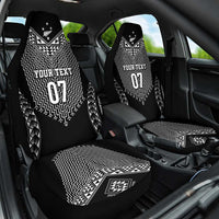 2025 Rugby Championship New Zealand Custom Car Seat Cover Poutama Motifs - Polynesian Pride