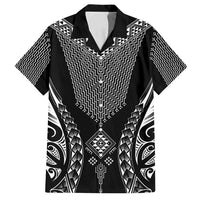 2025 Rugby Championship New Zealand Custom Family Matching Long Sleeve Bodycon Dress and Hawaiian Shirt Poutama Motifs - Polynesian Pride