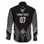 2025 Rugby Championship New Zealand Custom Family Matching Off Shoulder Maxi Dress and Hawaiian Shirt Poutama Motifs - Polynesian Pride