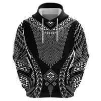 2025 Rugby Championship New Zealand Custom Hoodie Poutama Motifs - Polynesian Pride