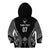 2025 Rugby Championship New Zealand Custom Kid Hoodie Poutama Motifs - Polynesian Pride