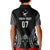 2025 Rugby Championship New Zealand Custom Kid Polo Shirt Poutama Motifs - Polynesian Pride