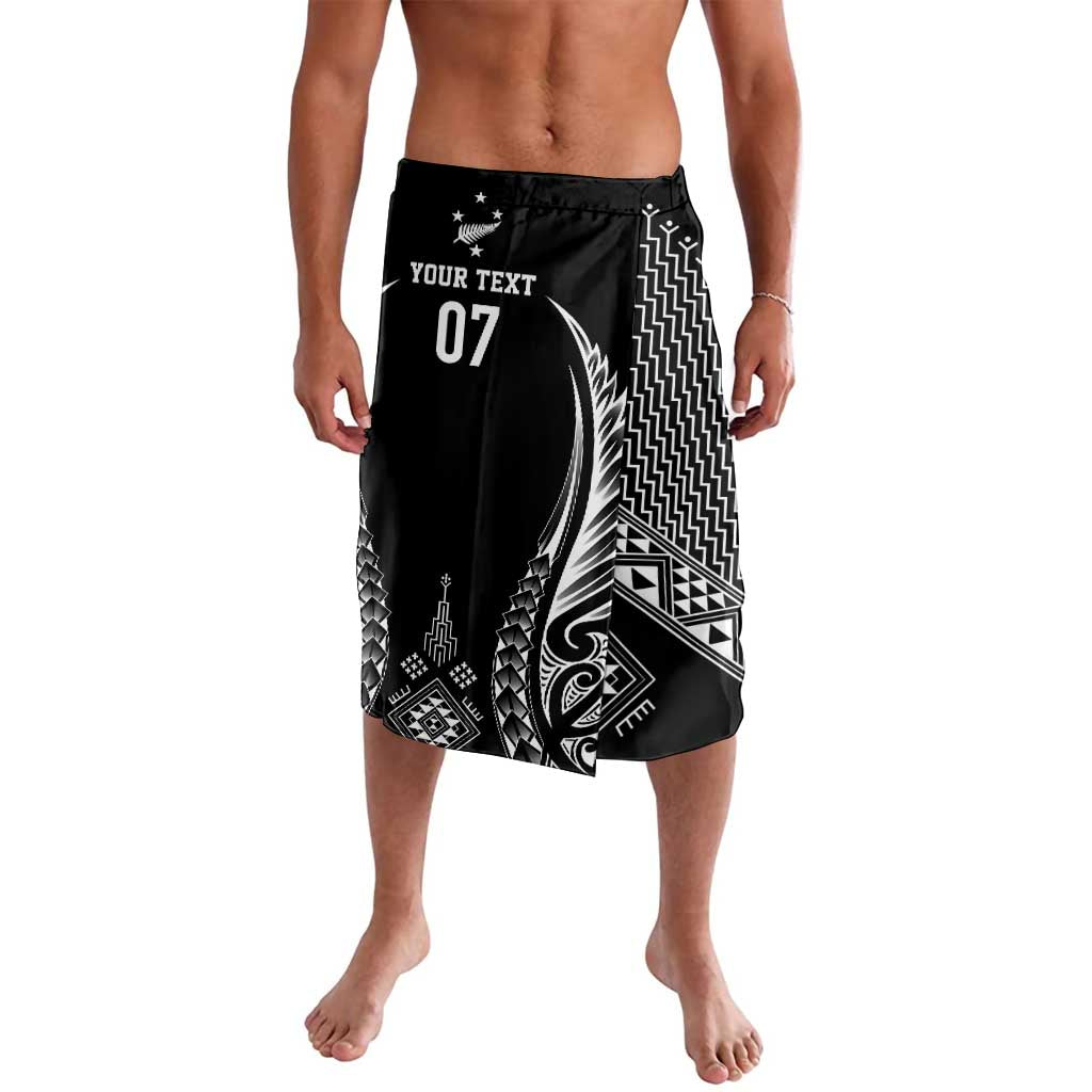 2025 Rugby Championship New Zealand Custom Lavalava Poutama Motifs - Polynesian Pride