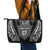 2025 Rugby Championship New Zealand Custom Leather Tote Bag Poutama Motifs - Polynesian Pride
