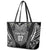 2025 Rugby Championship New Zealand Custom Leather Tote Bag Poutama Motifs - Polynesian Pride