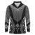 2025 Rugby Championship New Zealand Custom Long Sleeve Polo Shirt Poutama Motifs - Polynesian Pride