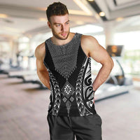2025 Rugby Championship New Zealand Custom Men Tank Top Poutama Motifs - Polynesian Pride