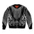 2025 Rugby Championship New Zealand Custom Sleeve Zip Bomber Jacket Poutama Motifs - Polynesian Pride