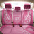 2025 Rugby Championship New Zealand Custom Back Car Seat Cover Poutama Motifs - Pink Out - Polynesian Pride