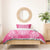 2025 Rugby Championship New Zealand Custom Bedding Set Poutama Motifs - Pink Out - Polynesian Pride