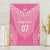 2025 Rugby Championship New Zealand Custom Canvas Wall Art Poutama Motifs - Pink Out - Polynesian Pride