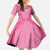 2025 Rugby Championship New Zealand Custom Family Matching Off Shoulder Maxi Dress and Hawaiian Shirt Poutama Motifs - Pink Out - Polynesian Pride