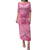 2025 Rugby Championship New Zealand Custom Family Matching Puletasi and Hawaiian Shirt Poutama Motifs - Pink Out - Polynesian Pride