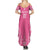 2025 Rugby Championship New Zealand Custom Family Matching Summer Maxi Dress and Hawaiian Shirt Poutama Motifs - Pink Out - Polynesian Pride