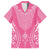 2025 Rugby Championship New Zealand Custom Hawaiian Shirt Poutama Motifs - Pink Out - Polynesian Pride