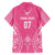 2025 Rugby Championship New Zealand Custom Hawaiian Shirt Poutama Motifs - Pink Out - Polynesian Pride