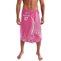 2025 Rugby Championship New Zealand Custom Lavalava Poutama Motifs - Pink Out - Polynesian Pride