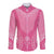 2025 Rugby Championship New Zealand Custom Long Sleeve Button Shirt Poutama Motifs - Pink Out - Polynesian Pride